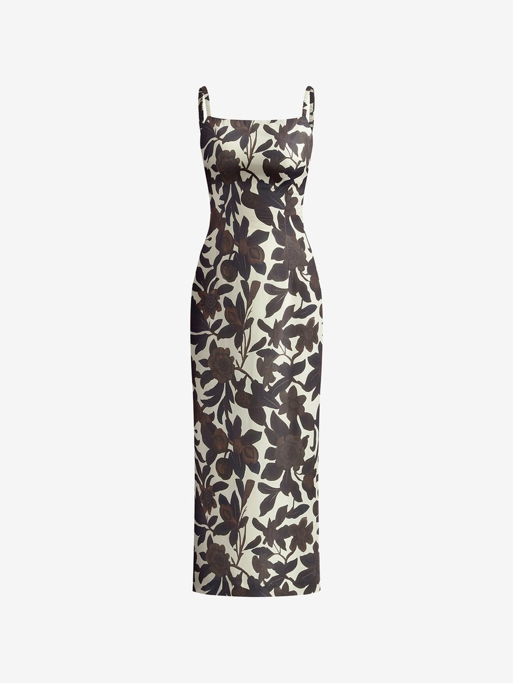 Commense Backless Print Split Zipper Dress NWT